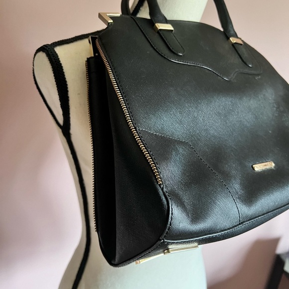 REBECCA MINKOFF Handbag Black Amorous Satchel - Picture 3 of 14